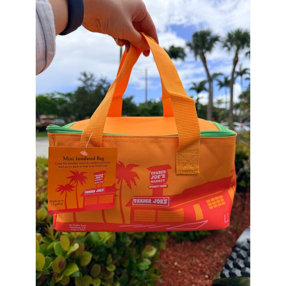 Trader Joe 2026 mini insulated bags New Summer Colors Orange